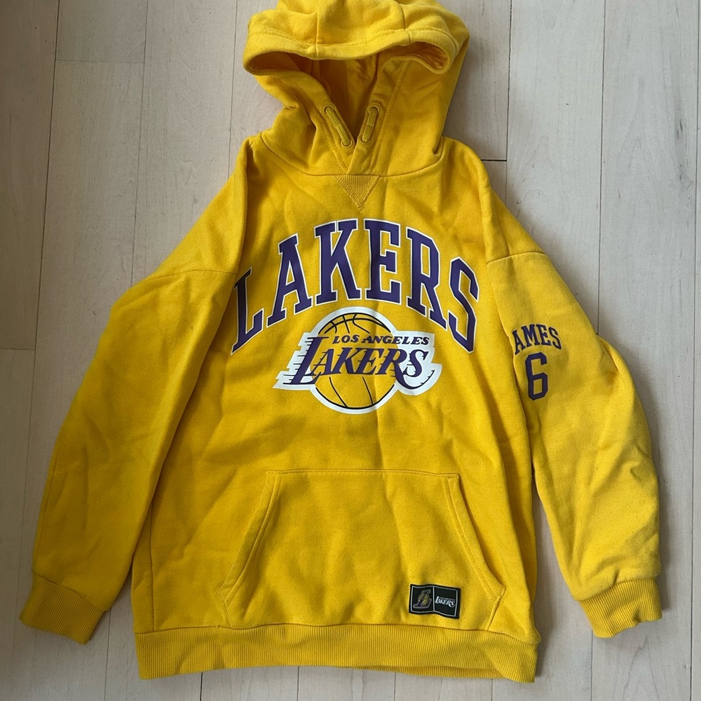 NBA Lakers Gold Hoodie/kids